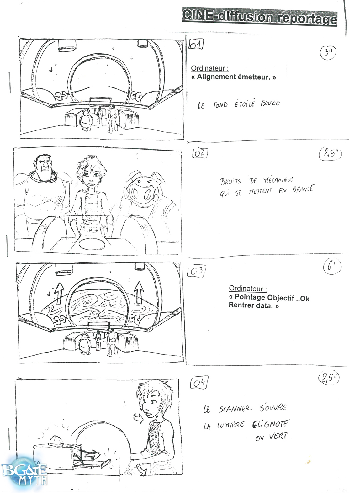 [Storyboard] Diffusion du reportage - Page 1
