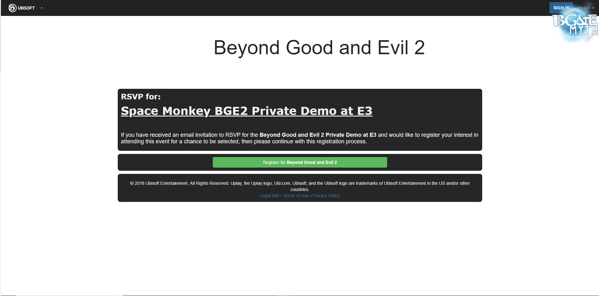 Inscription pour la d&eacute;mo priv&eacute;e de BG&amp;E 2