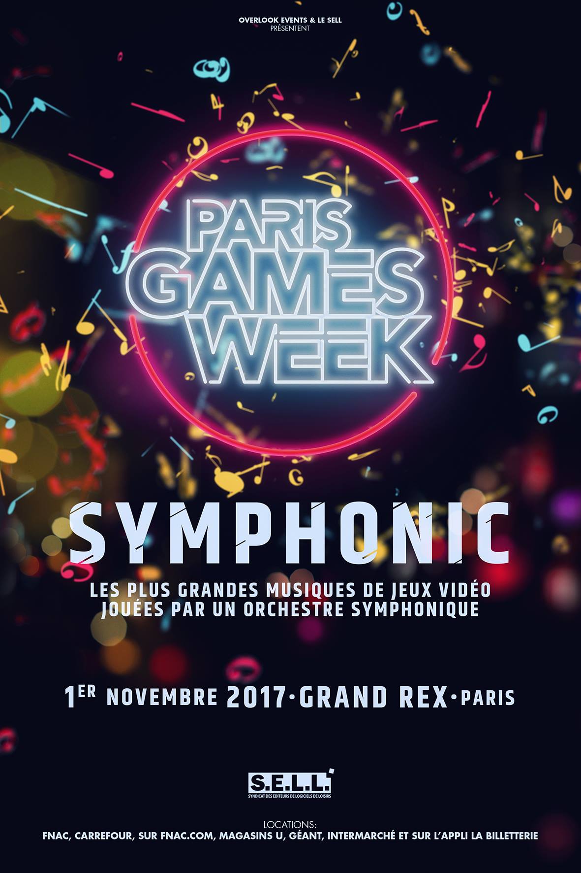 Affiche du Paris Game Week Symphonic