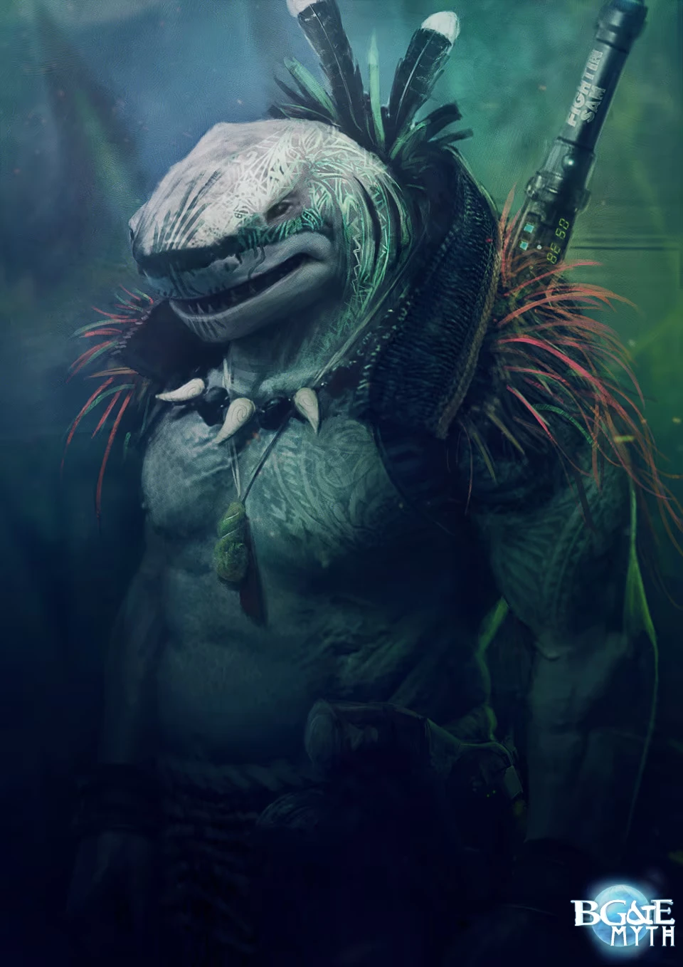 Artwork d'un hybride requin dans Beyond Good and Evil 2 !