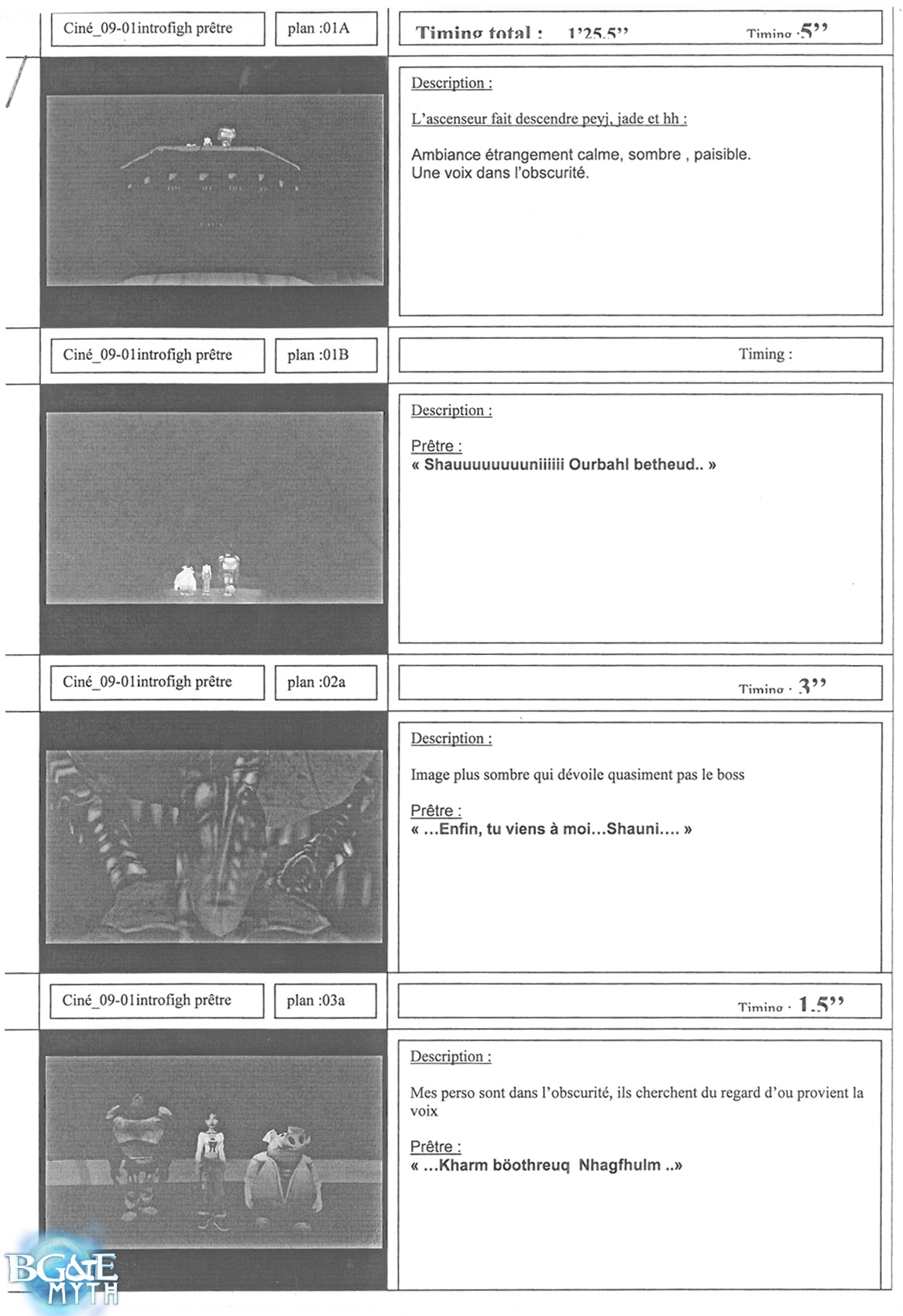 Storyboard : Rencontre avec le prêtre DomZ - Page 1