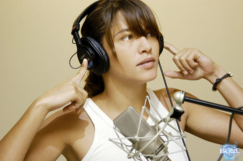 Enregistrement avec Emma de Caunes